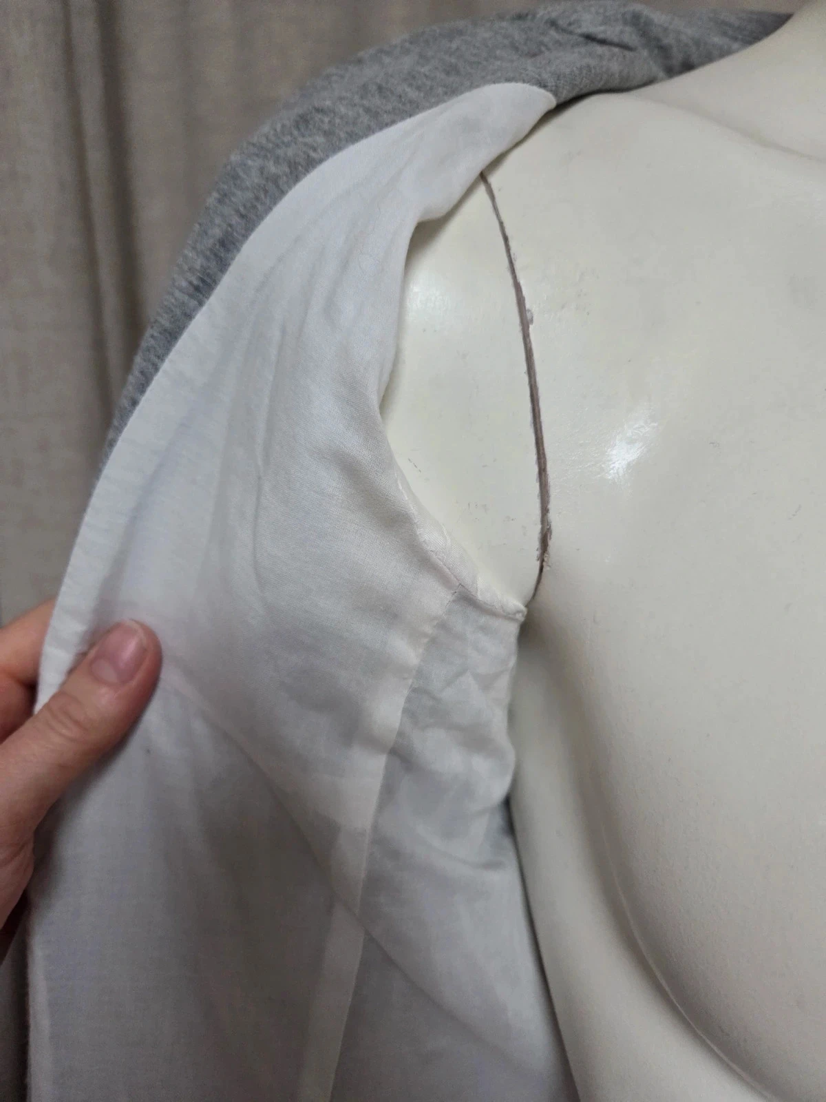 Blazer de algodão cinza Tamanho S Zara – photo 5